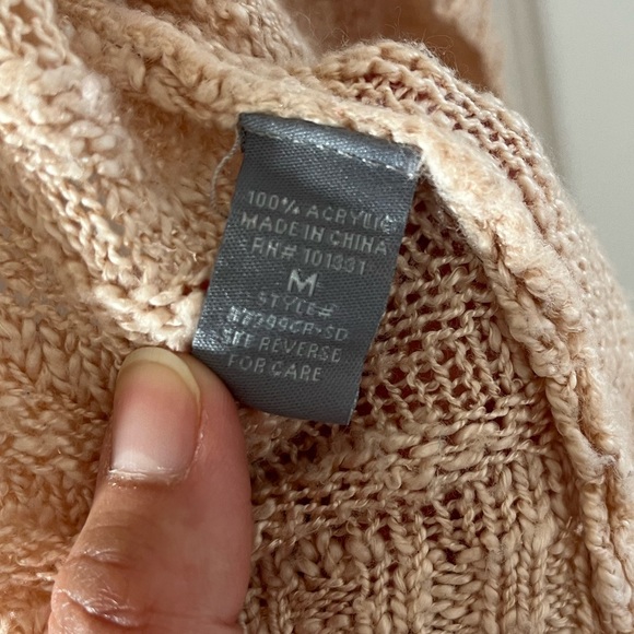 Charolette Russe light pink woven cardigan - Picture 5 of 5